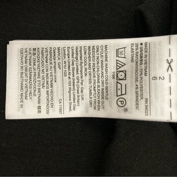 Gap Midi Tank Top Color block Dress Size 2 - Picture 7 of 7